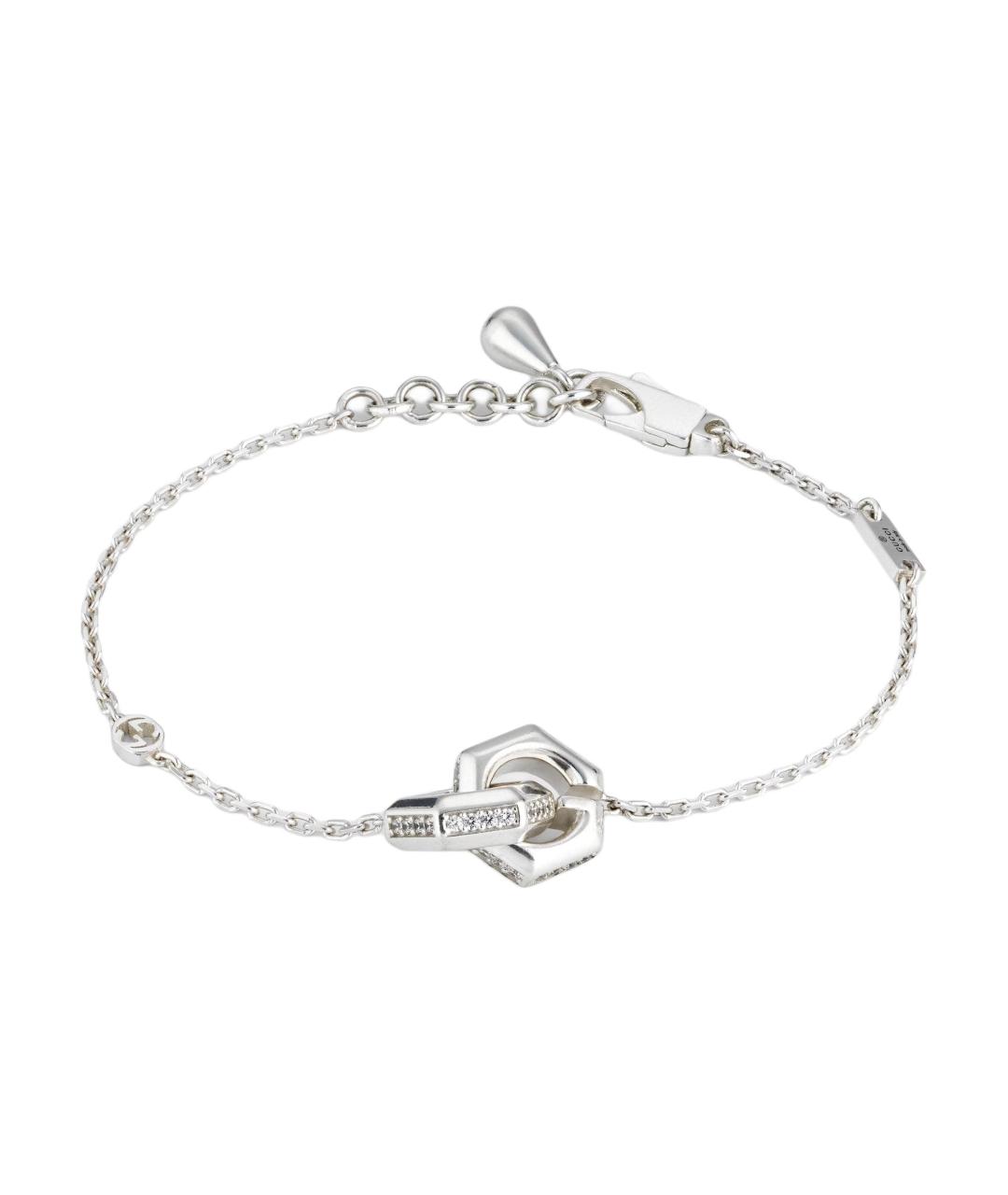 GUCCI Серебрянный серебряный браслет, фото 1