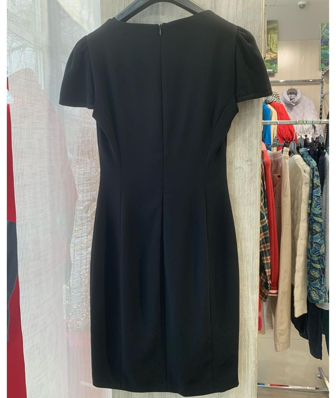 BOUTIQUE MOSCHINO Черное коктейльное платье, фото 2