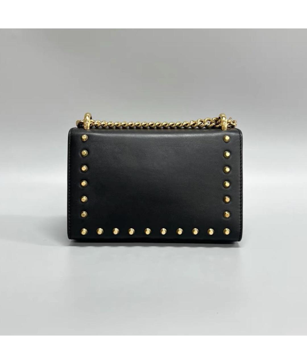 GUCCI Черная кожаная сумка через плечо, фото 3