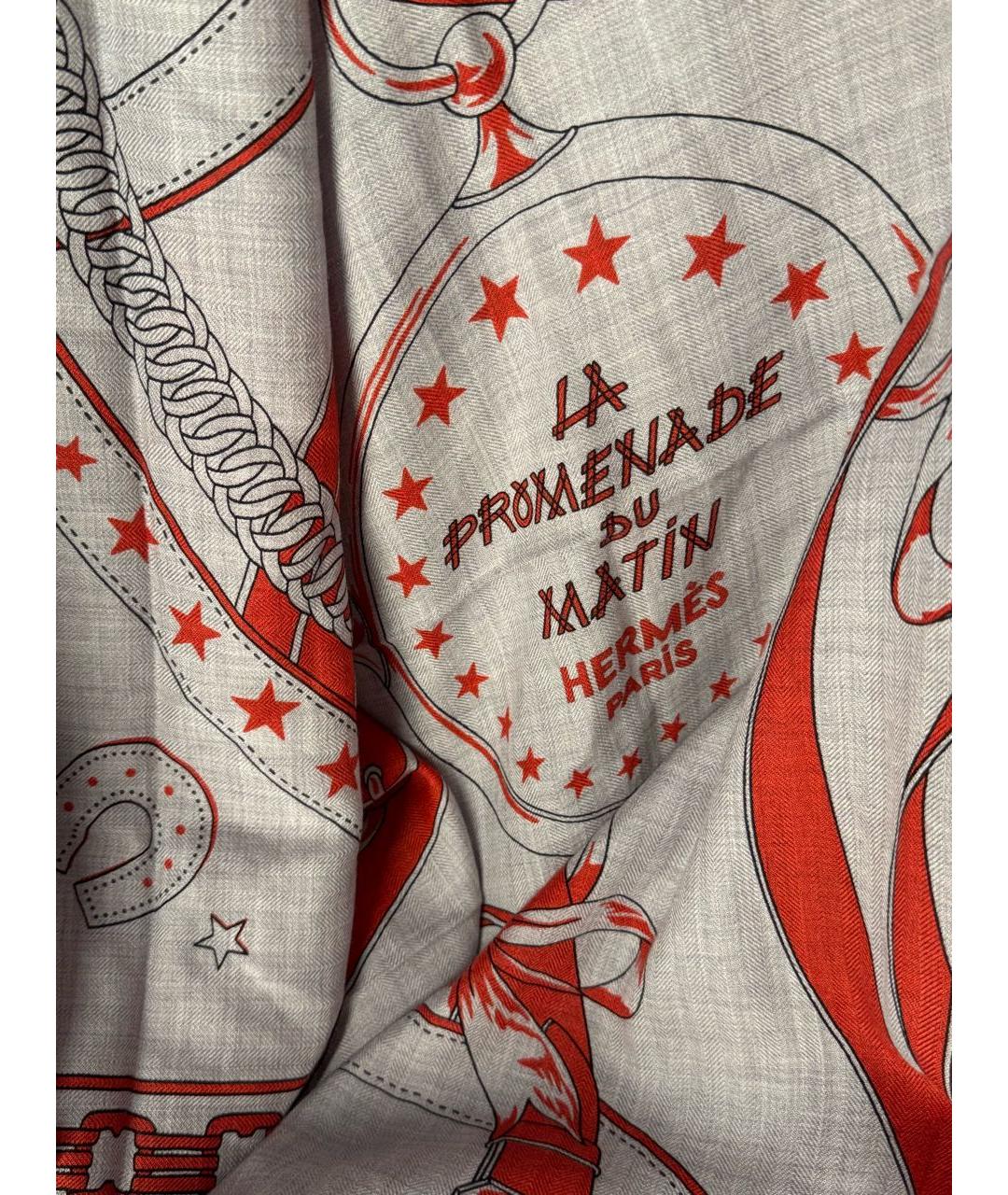 HERMES Мульти кашемировый платок, фото 2