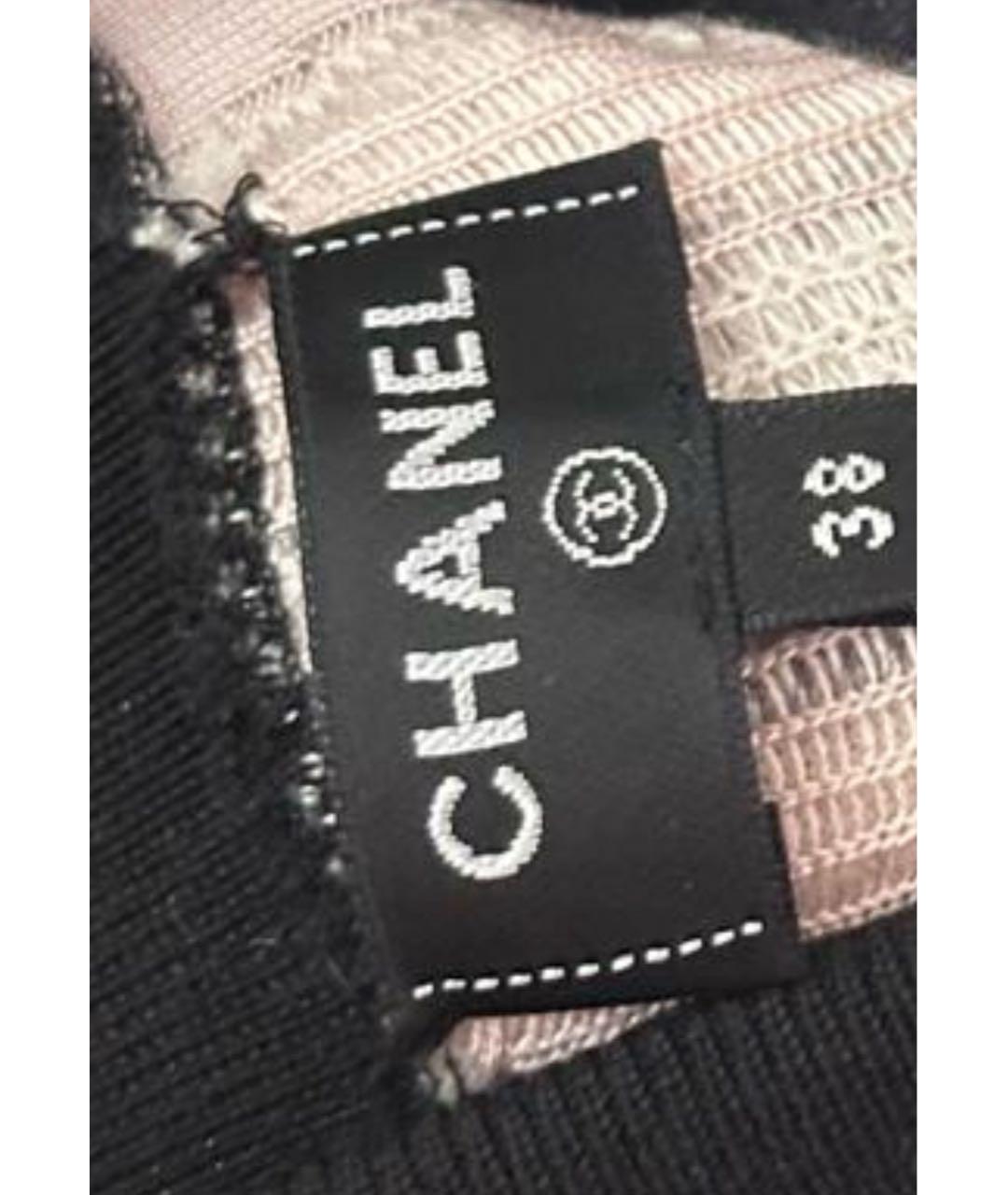 CHANEL Черная кашемировая водолазка, фото 3