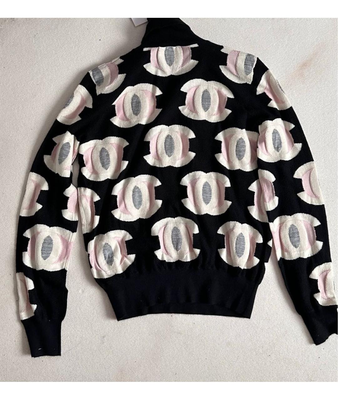 CHANEL Черная кашемировая водолазка, фото 7