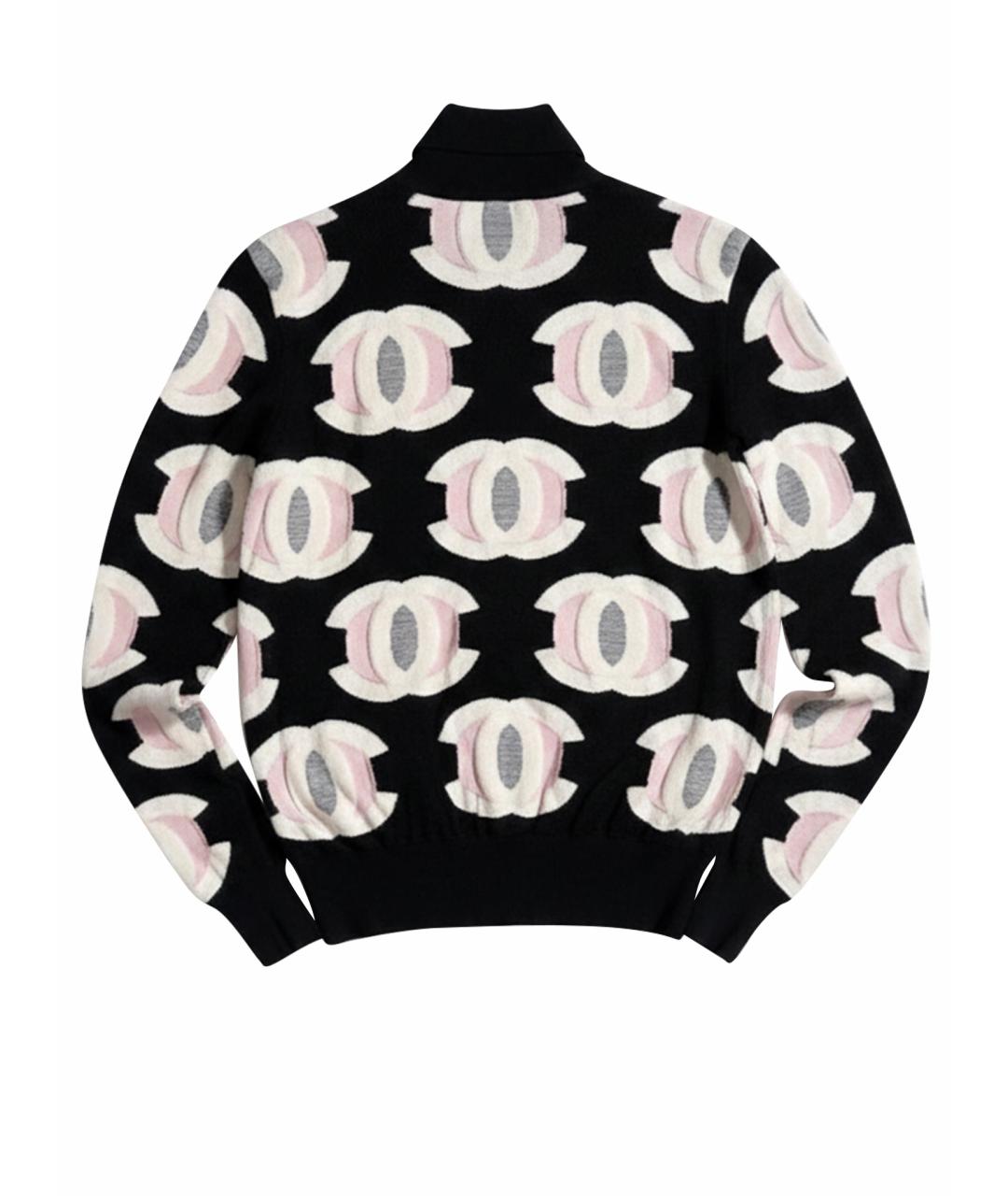 CHANEL Черная кашемировая водолазка, фото 1