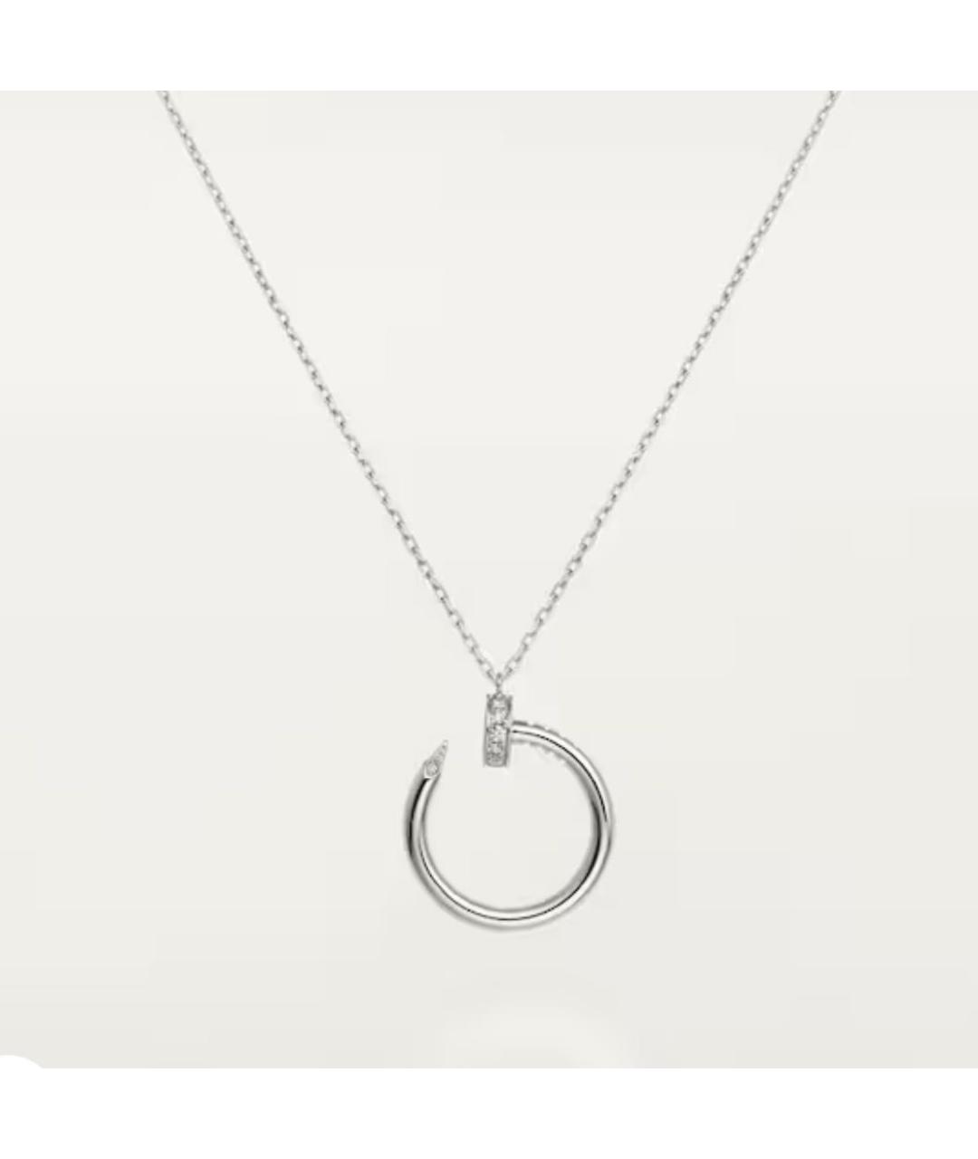 CARTIER Белое колье из белого золота, фото 4
