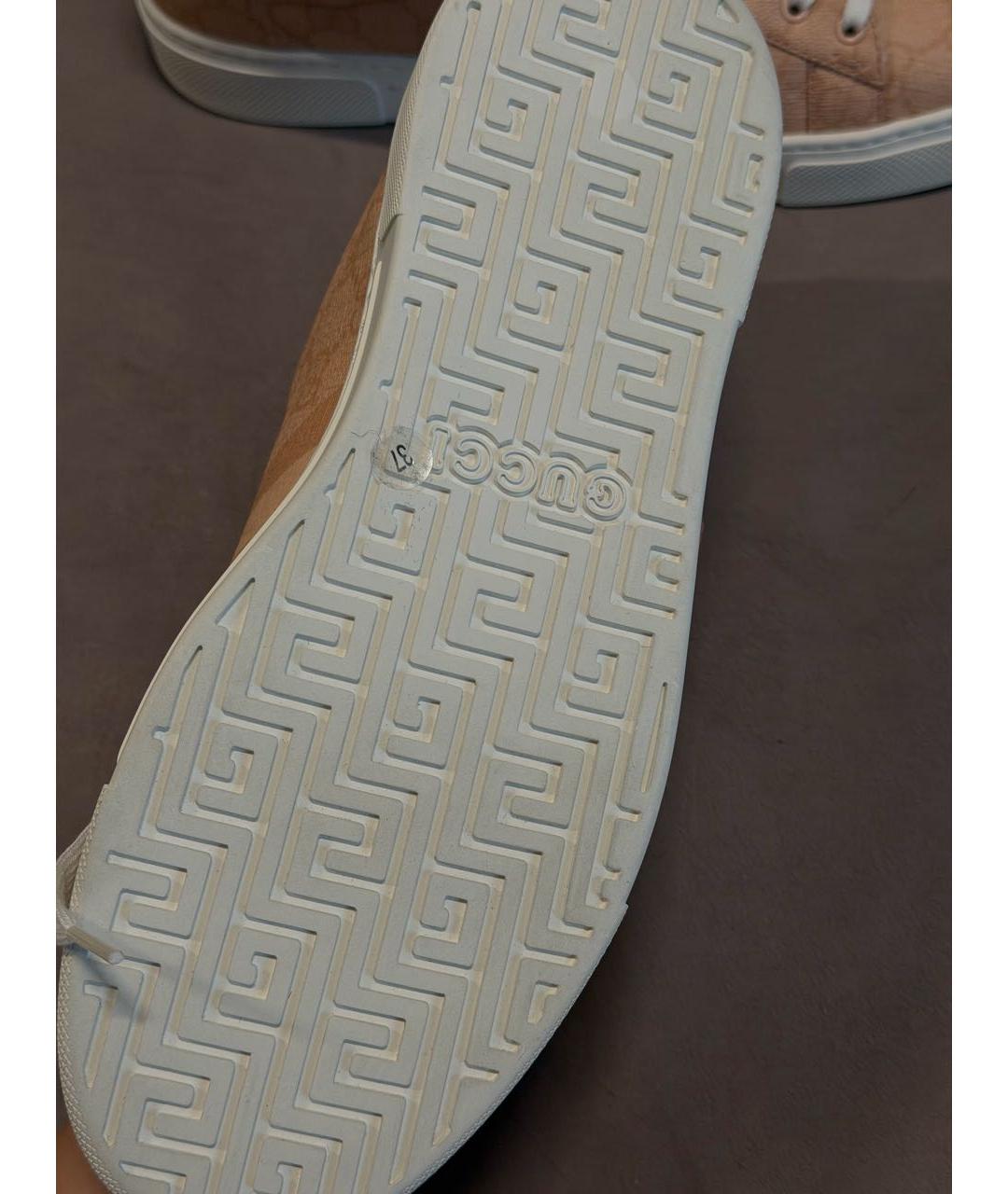 GUCCI Розовые кеды, фото 4