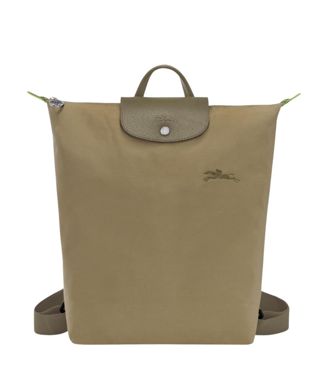 LONGCHAMP Зеленый синтетический рюкзак, фото 1