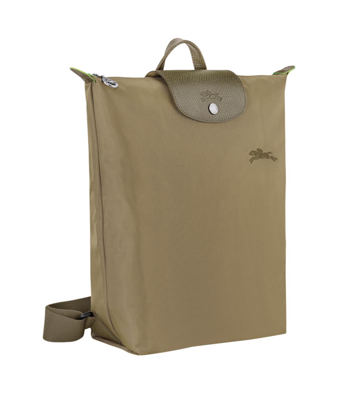 LONGCHAMP Зеленый синтетический рюкзак, фото 2