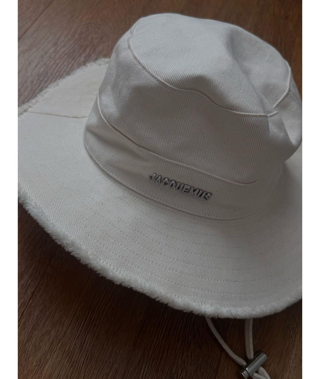 JACQUEMUS Белая шляпа, фото 6