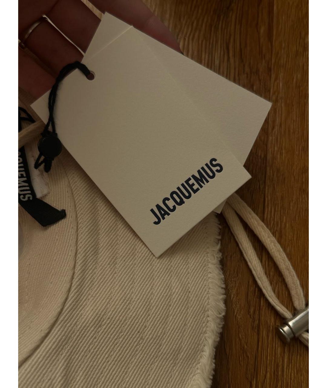 JACQUEMUS Белая шляпа, фото 5