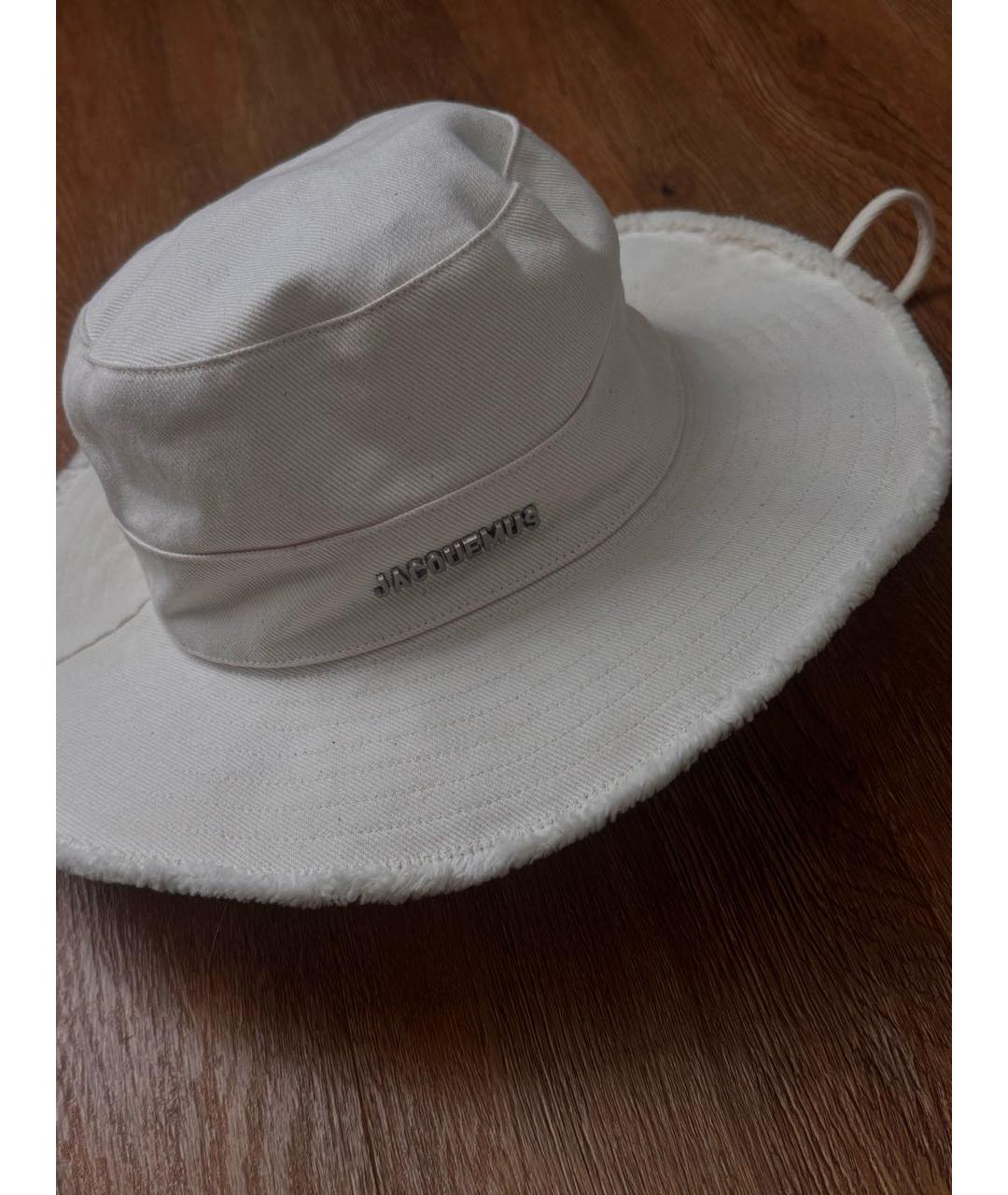 JACQUEMUS Белая шляпа, фото 3