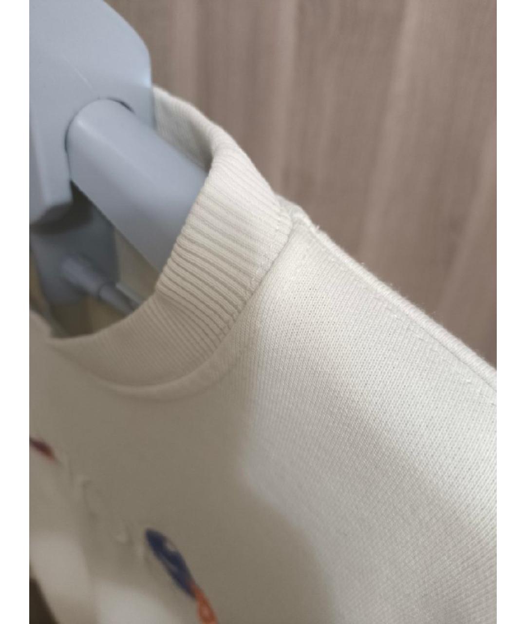 CHRISTIAN DIOR Белый хлопковый джемпер / свитер, фото 4