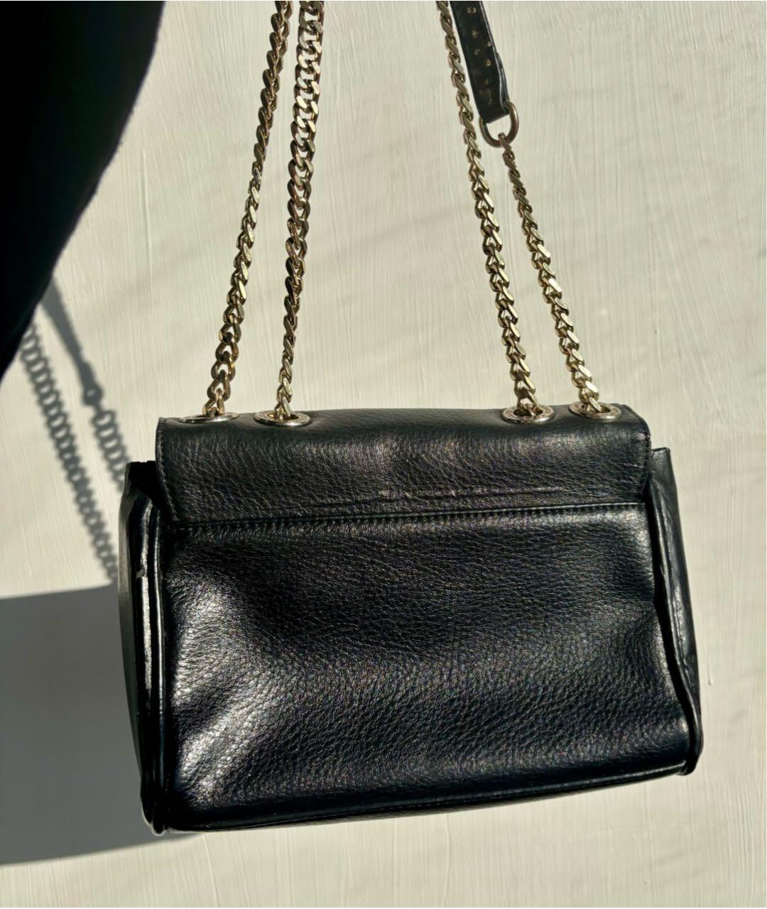 VERSACE JEANS COUTURE Черная сумка через плечо из искусственной кожи, фото 3