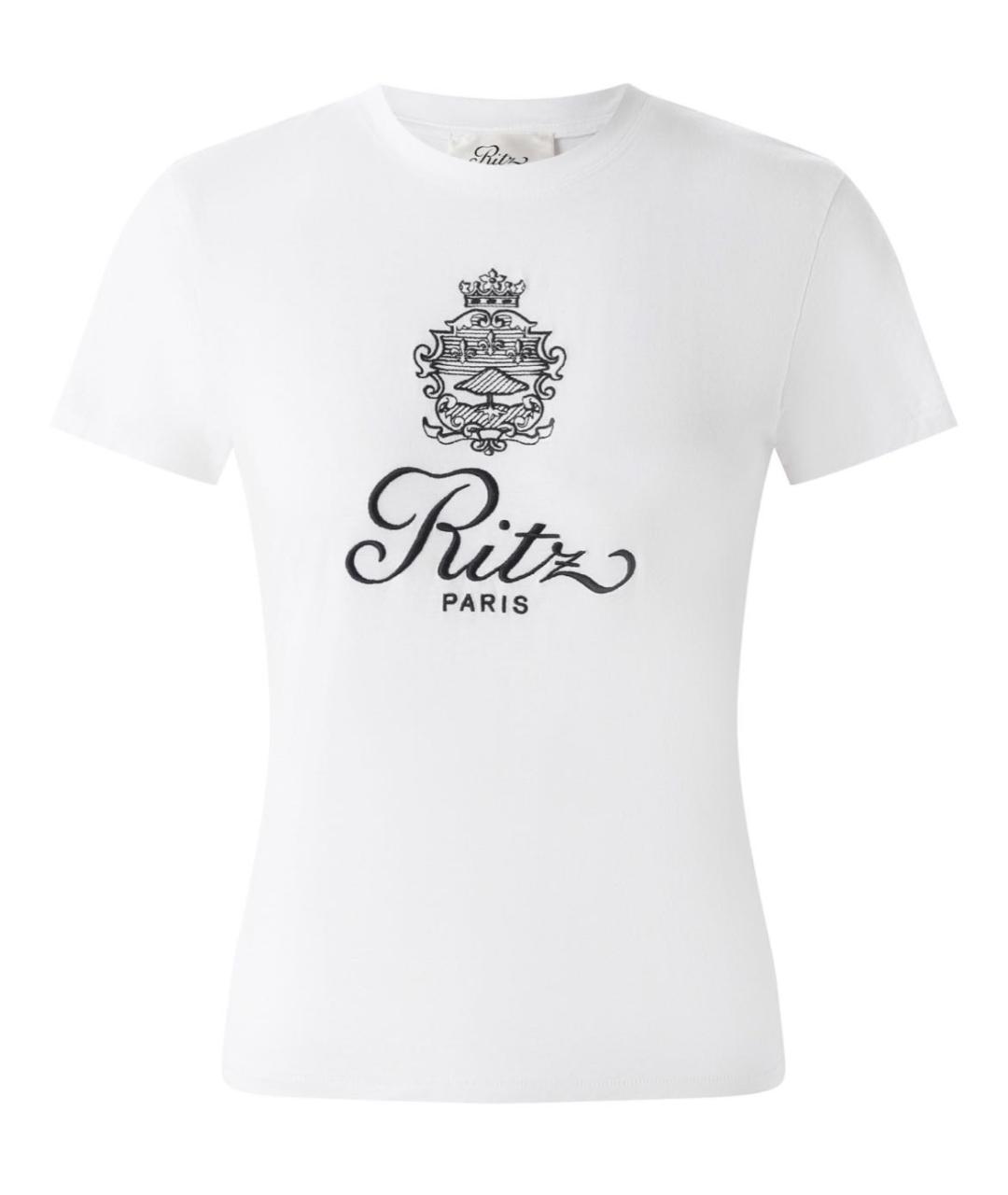 FRAME Белая хлопковая футболка, фото 1