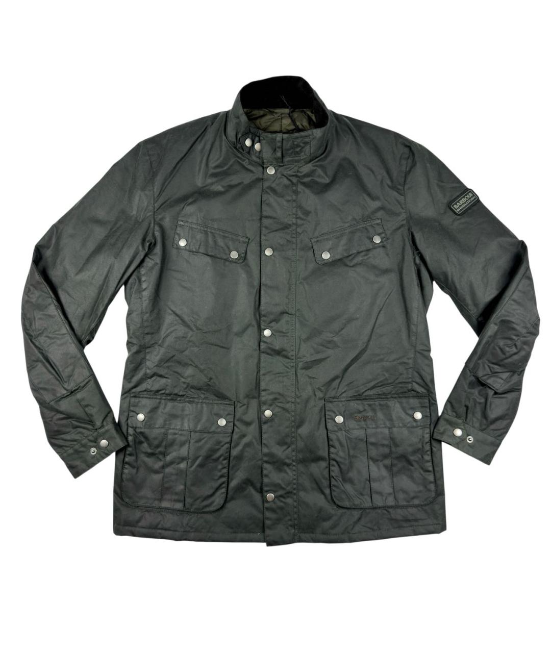 BARBOUR Антрацитовая хлопковая куртка, фото 9