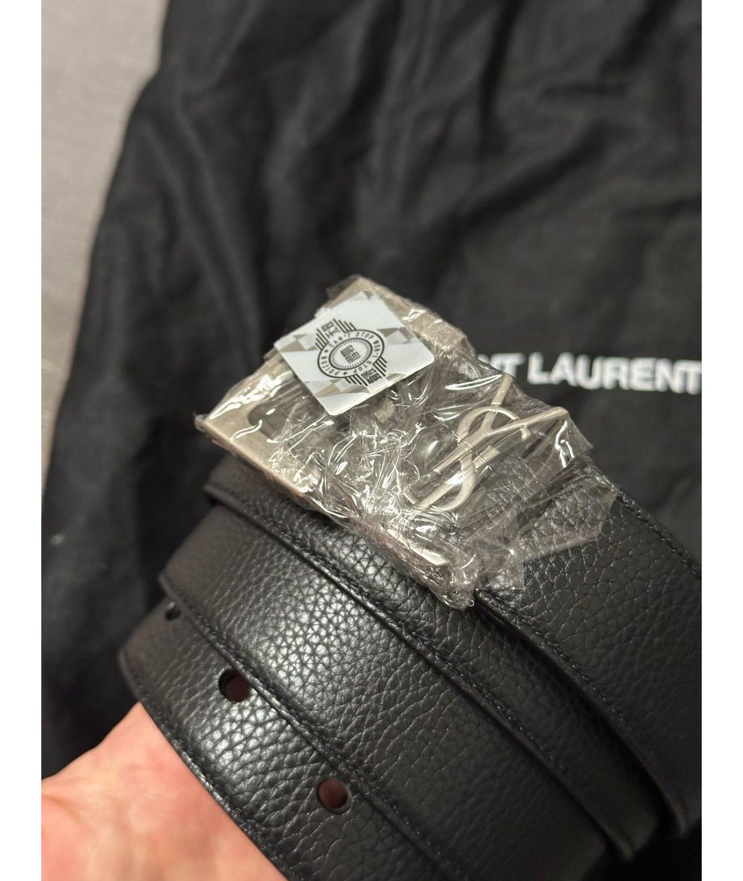 YVES SAINT LAURENT BEAUTY Черный кожаный ремень, фото 2