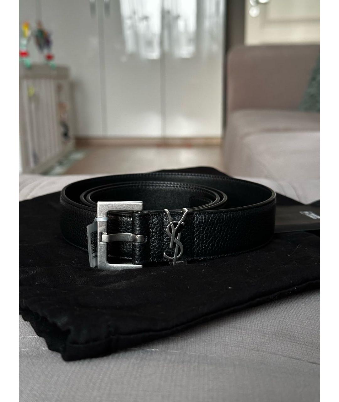 YVES SAINT LAURENT BEAUTY Черный кожаный ремень, фото 5