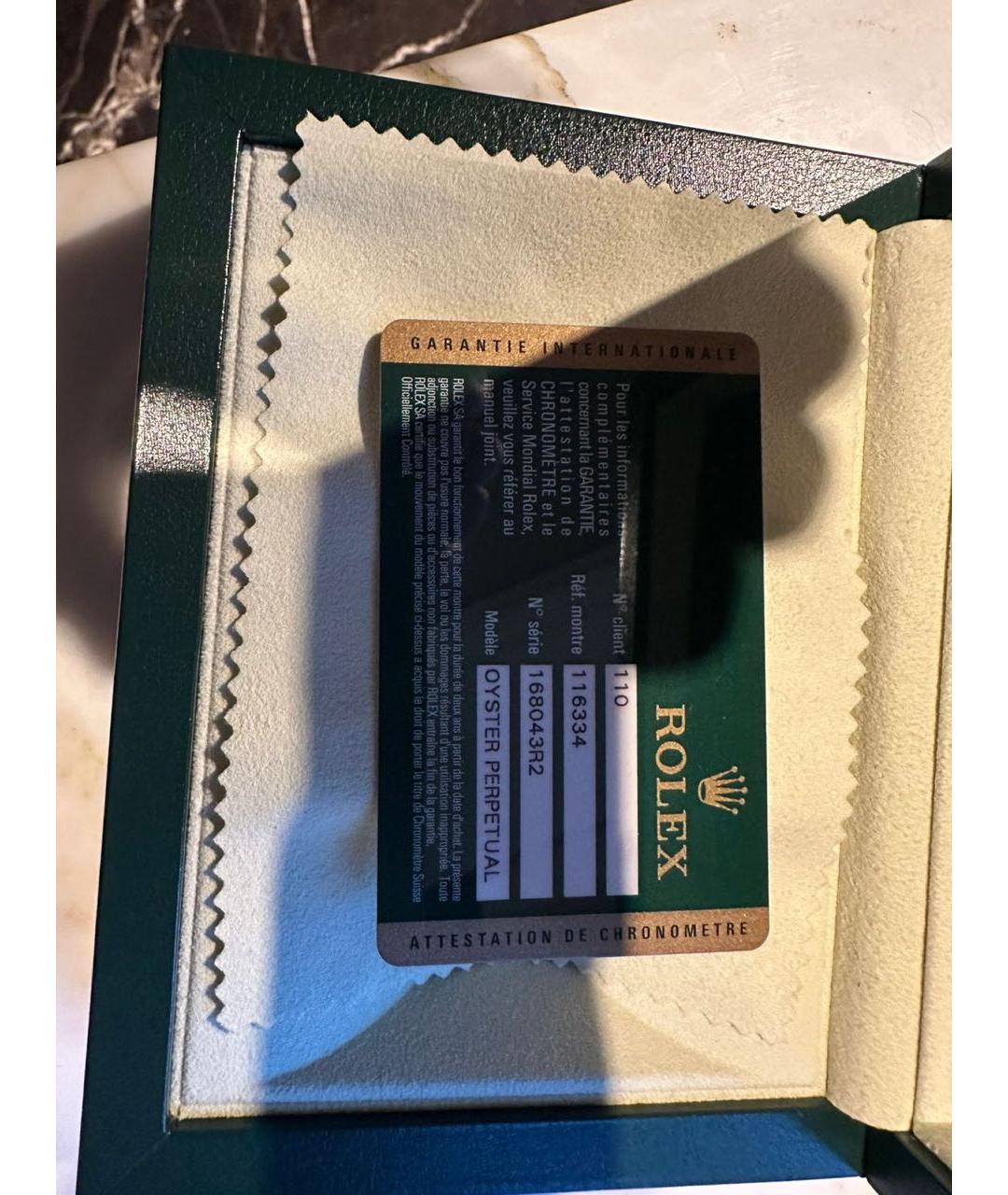 ROLEX Серебряные стальные часы, фото 8