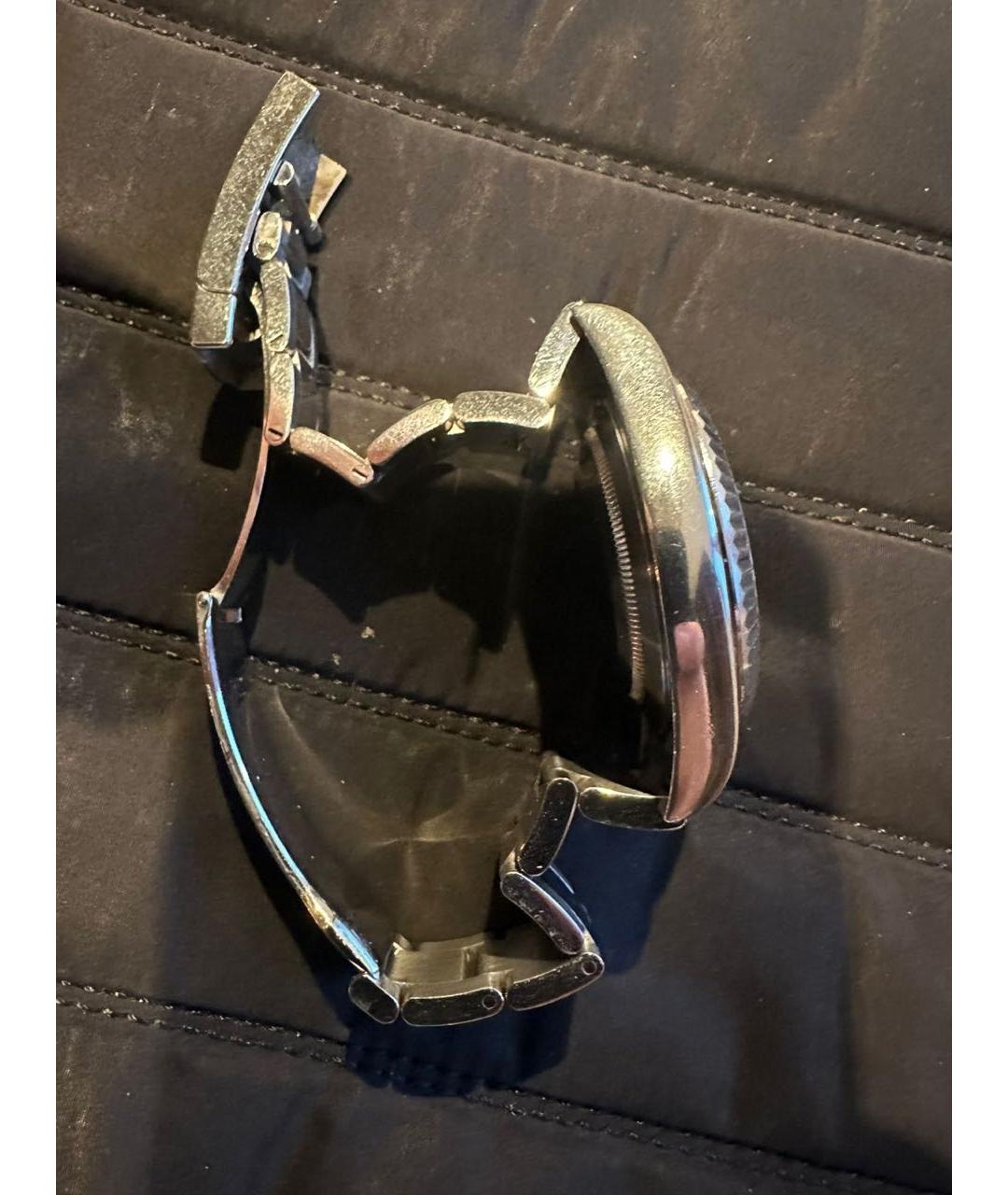 ROLEX Серебряные стальные часы, фото 7