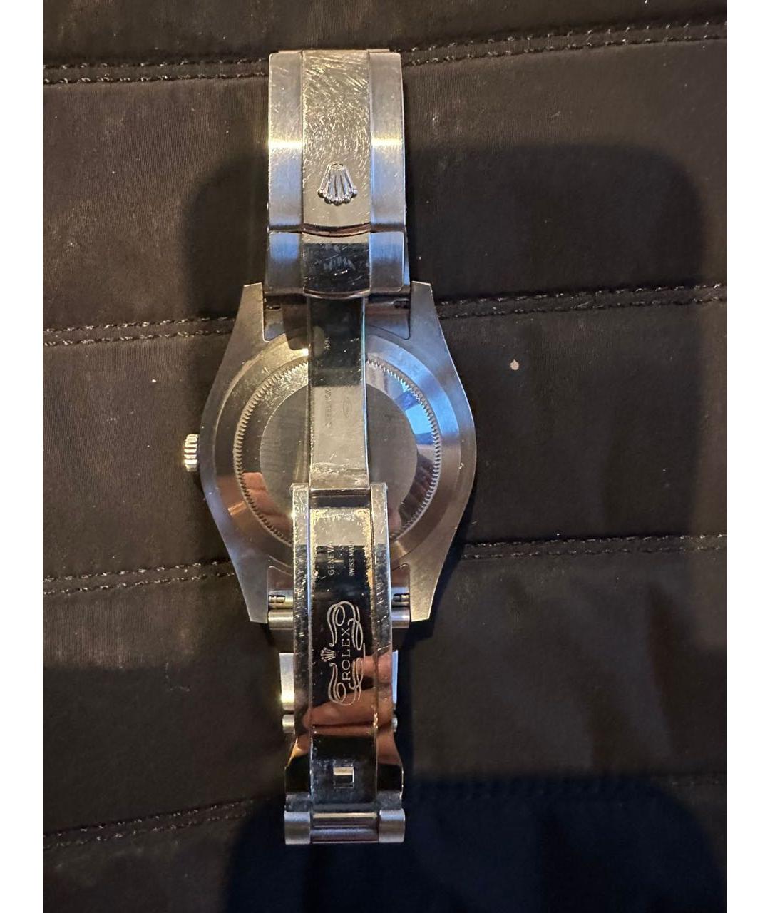 ROLEX Серебряные стальные часы, фото 2