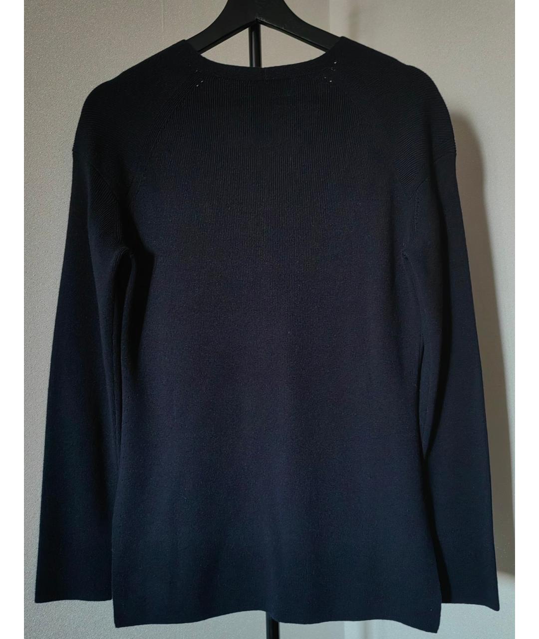 LORO PIANA Темно-синий кашемировый джемпер / свитер, фото 2