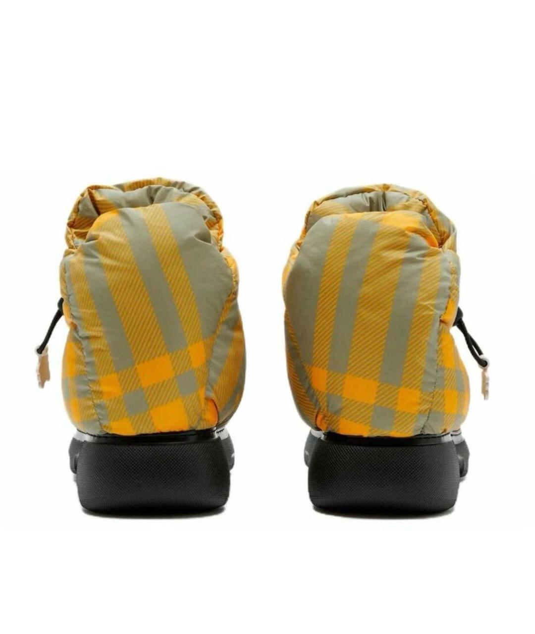 BURBERRY Мульти текстильные высокие ботинки, фото 4