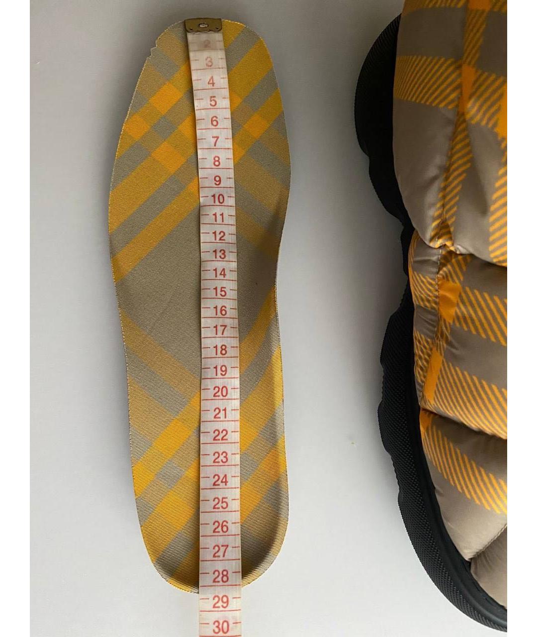 BURBERRY Мульти текстильные высокие ботинки, фото 6