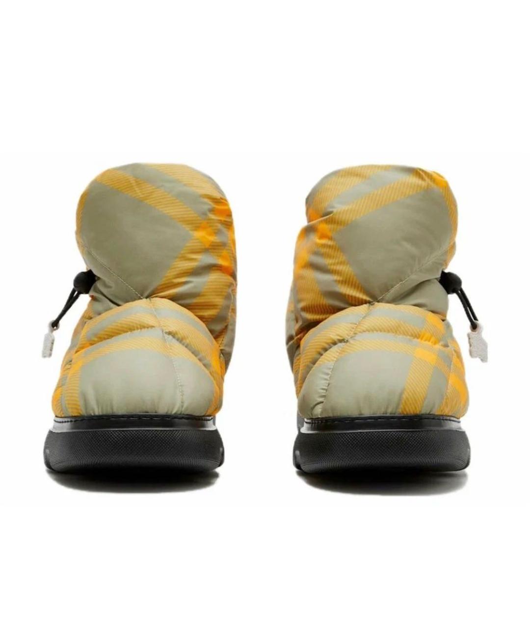 BURBERRY Мульти текстильные высокие ботинки, фото 2