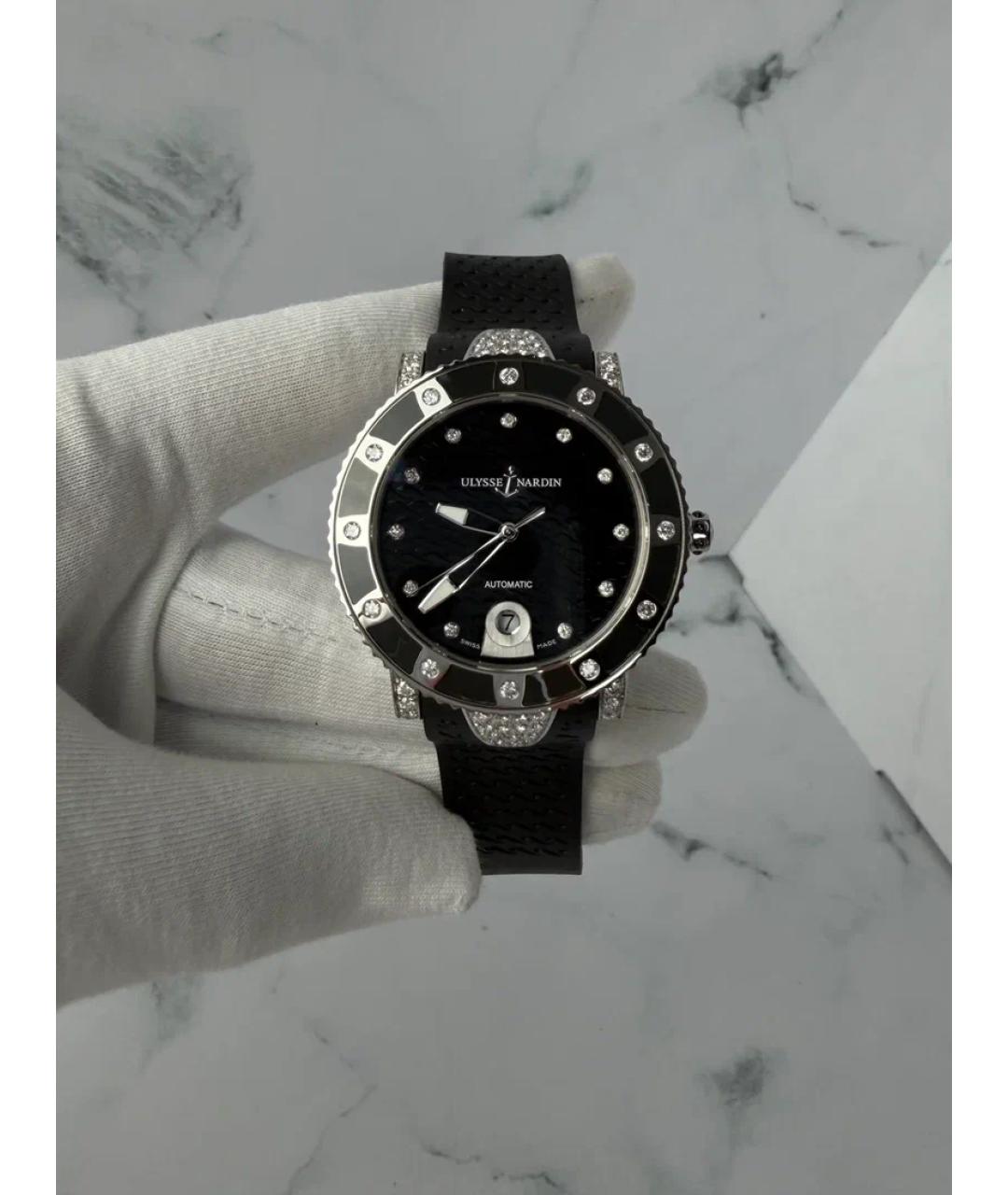 Ulysse Nardin Черные металлические часы, фото 2