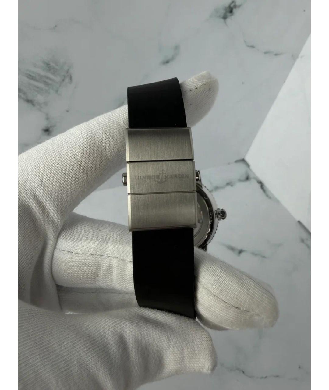 Ulysse Nardin Черные металлические часы, фото 6