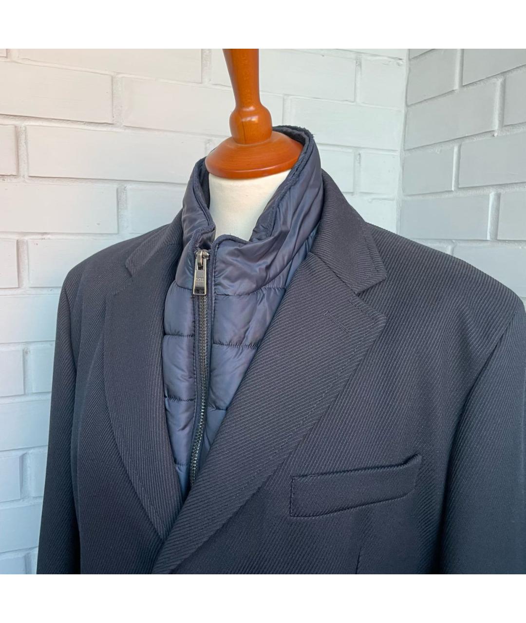 HUGO BOSS Шерстяное пальто, фото 4