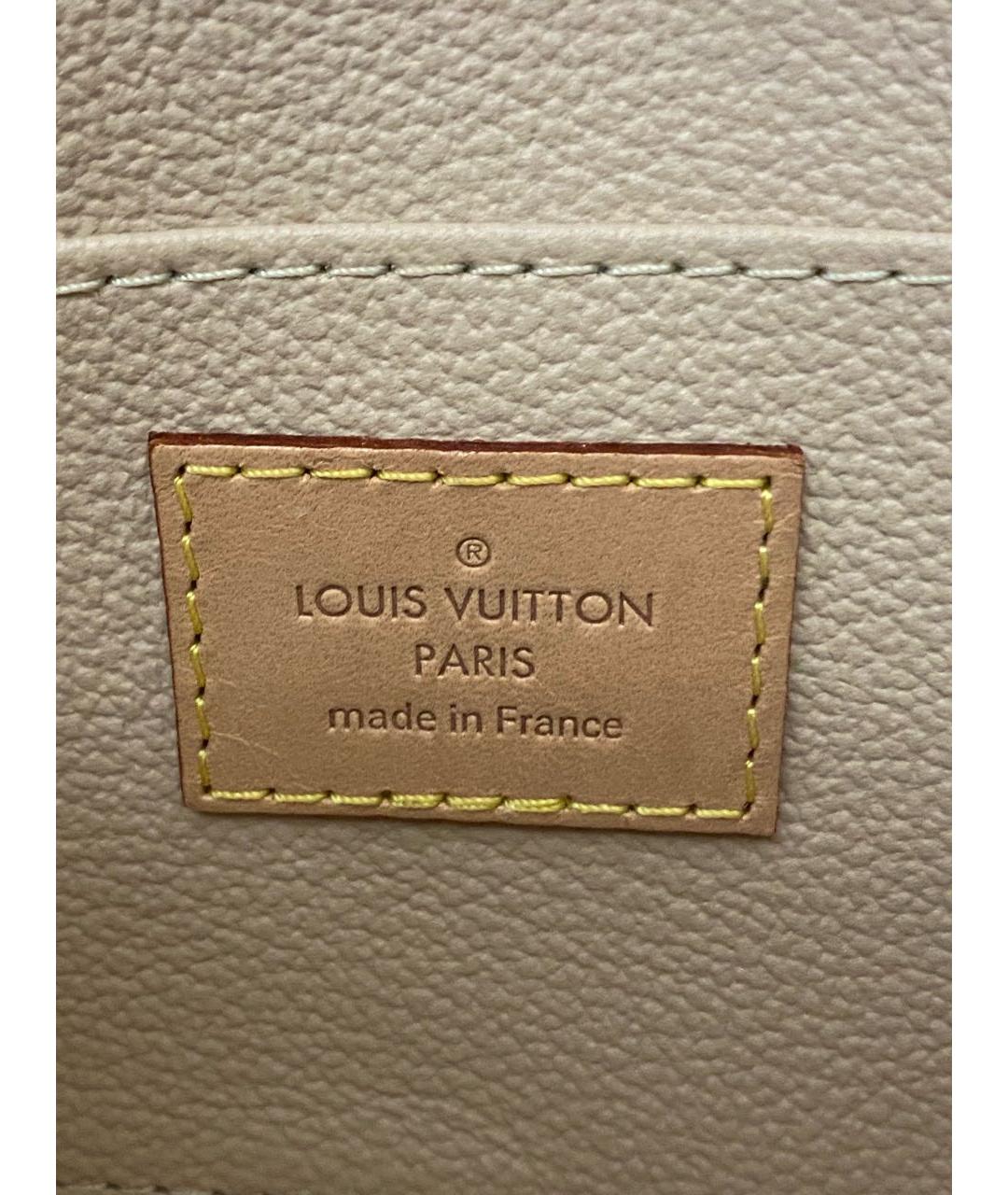 LOUIS VUITTON Коричневая косметичка, фото 6