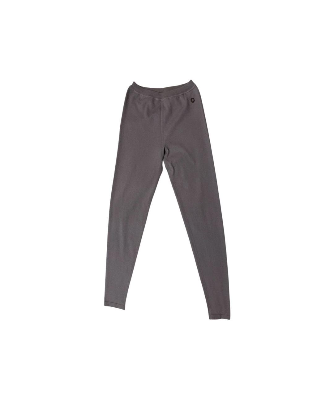 LORO PIANA Антрацитовые кашемировые брюки узкие, фото 1