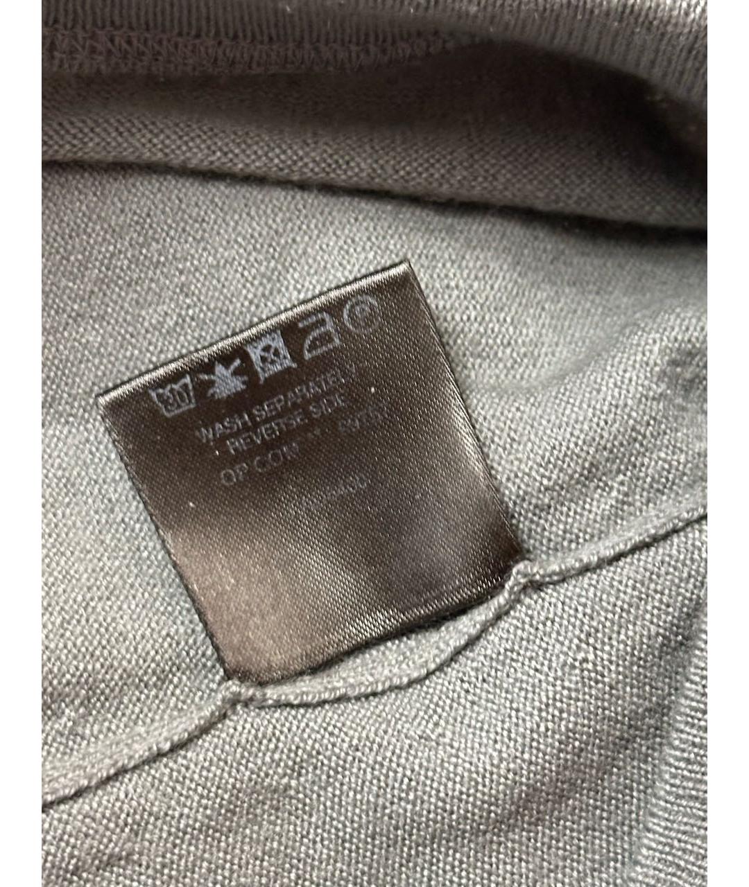 LORO PIANA Антрацитовые кашемировые брюки узкие, фото 7