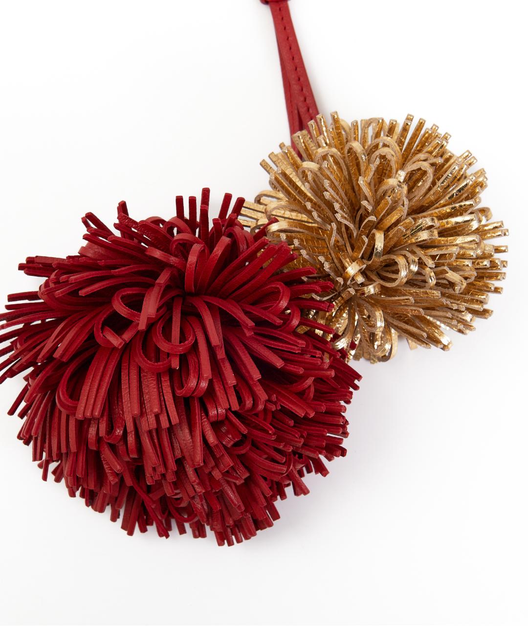 CHANEL Красный брелок, фото 3