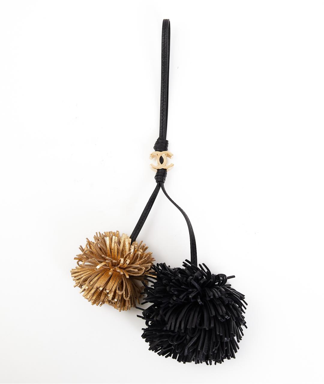 CHANEL Черный брелок, фото 3