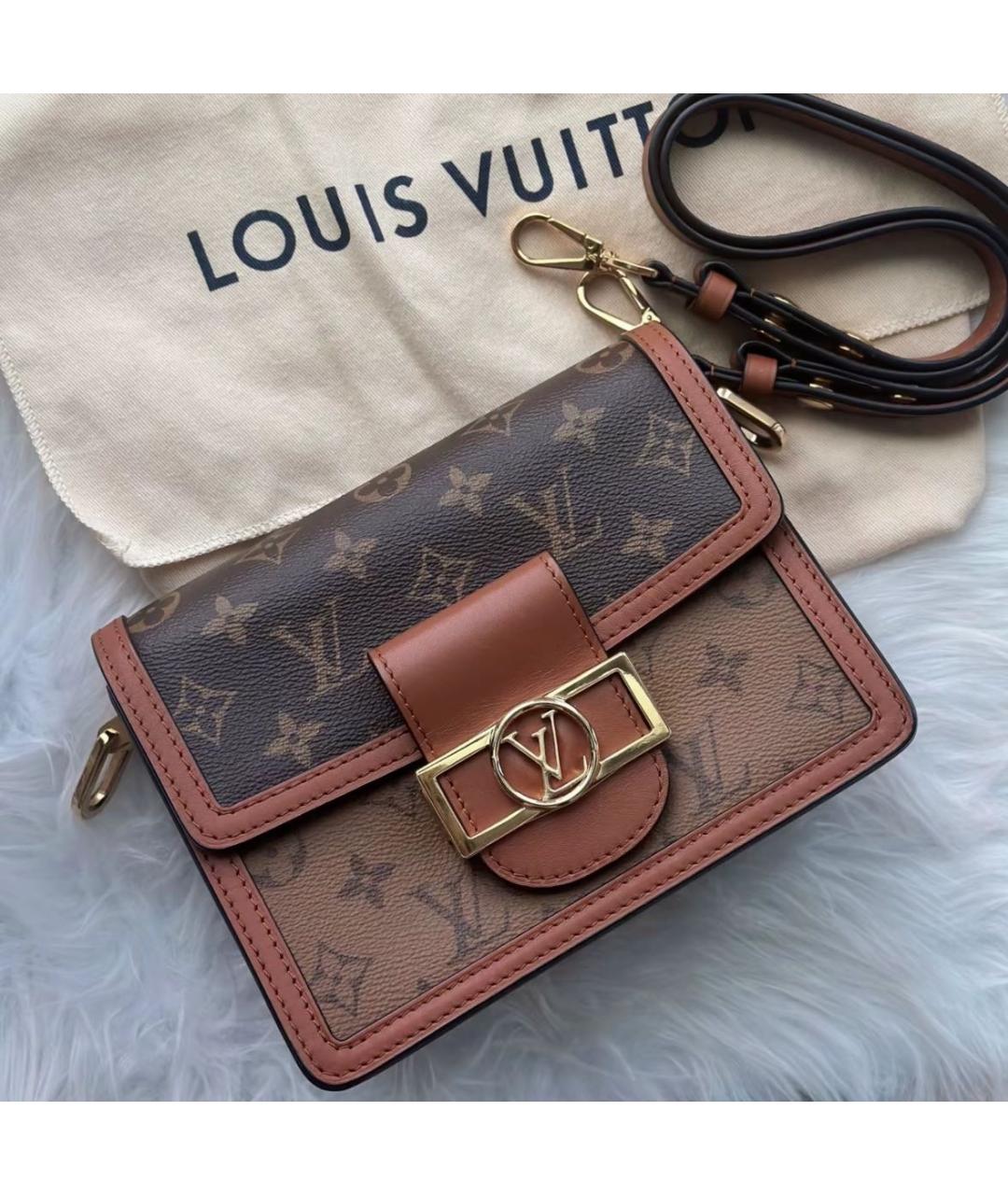 LOUIS VUITTON Коричневая сумка через плечо, фото 2