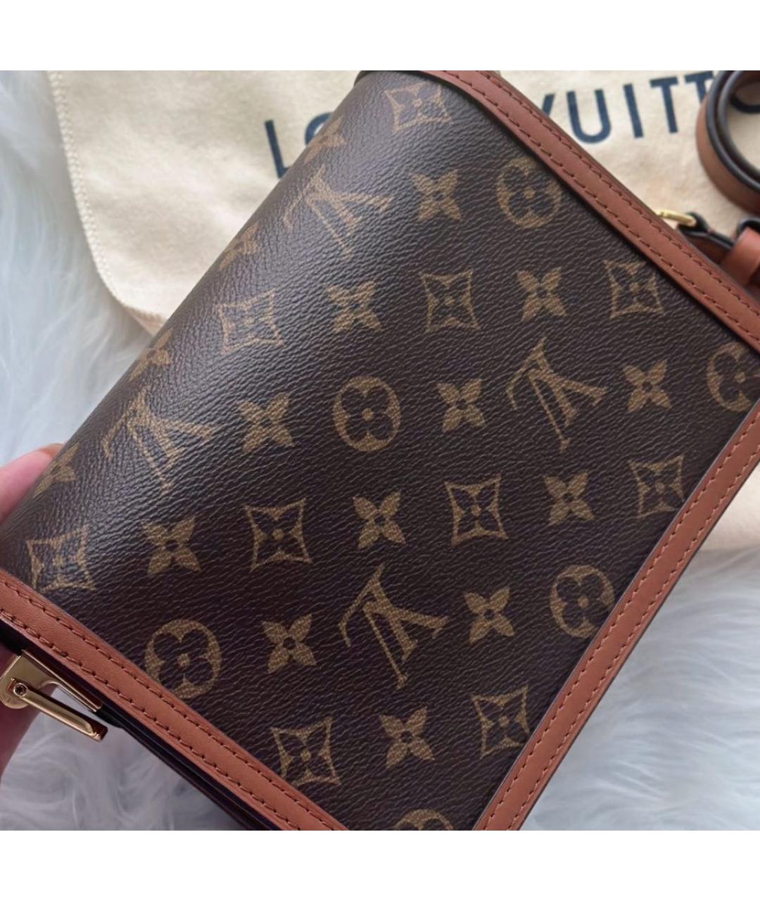 LOUIS VUITTON Коричневая сумка через плечо, фото 3