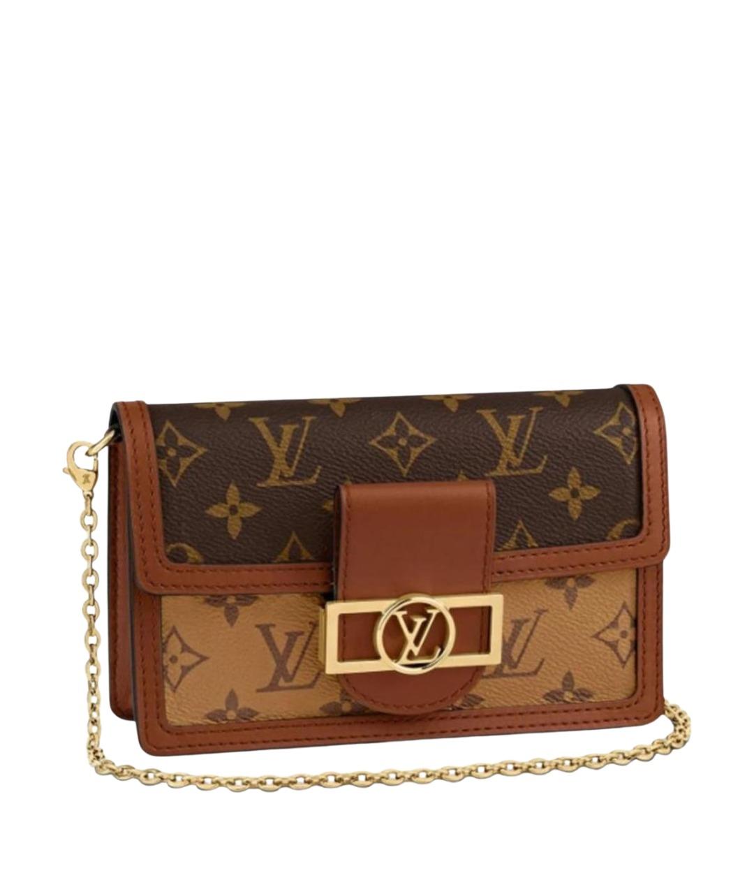 LOUIS VUITTON Коричневая сумка через плечо, фото 1