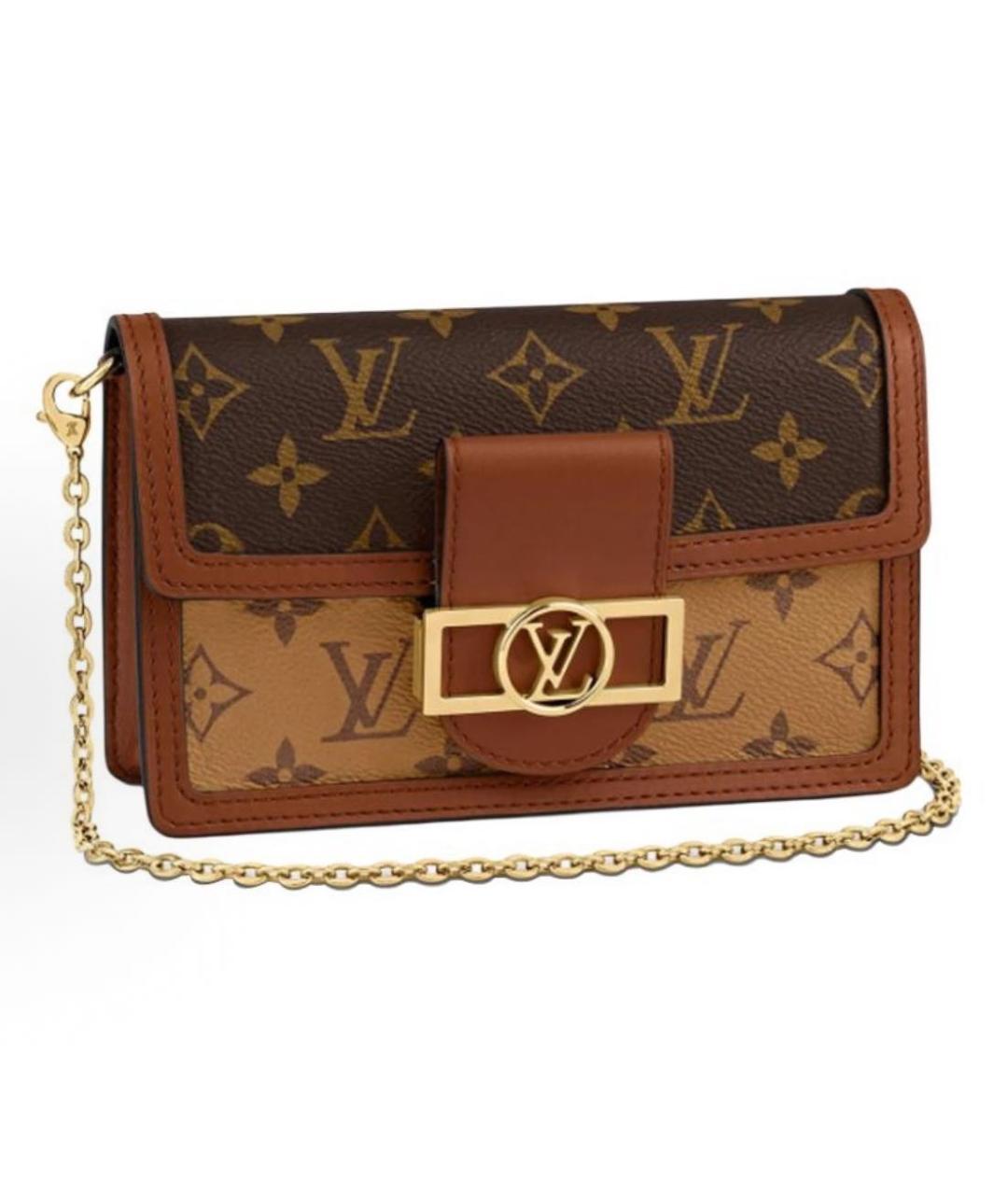 LOUIS VUITTON Коричневая сумка через плечо, фото 5