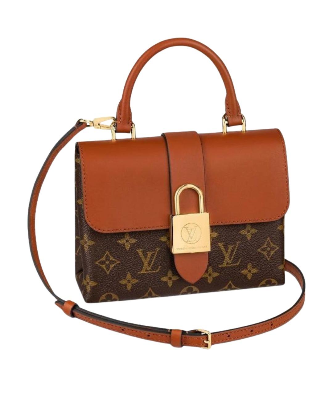 LOUIS VUITTON Коричневая сумка с короткими ручками, фото 1