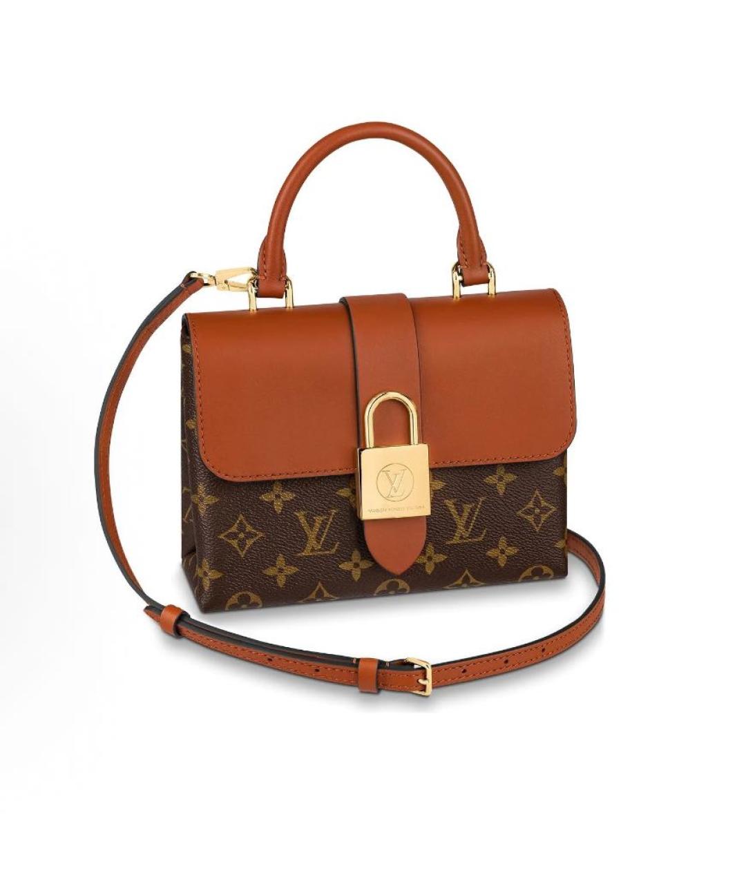 LOUIS VUITTON Коричневая сумка с короткими ручками, фото 5