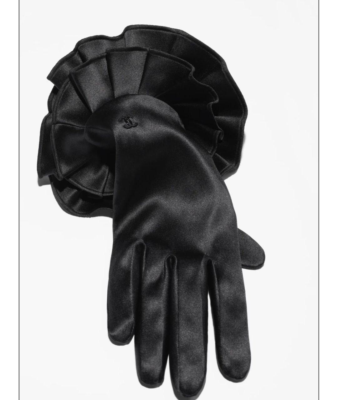 CHANEL Черные перчатки, фото 2
