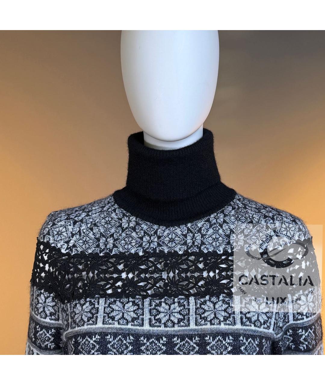 CHANEL Черный шерстяной джемпер / свитер, фото 5