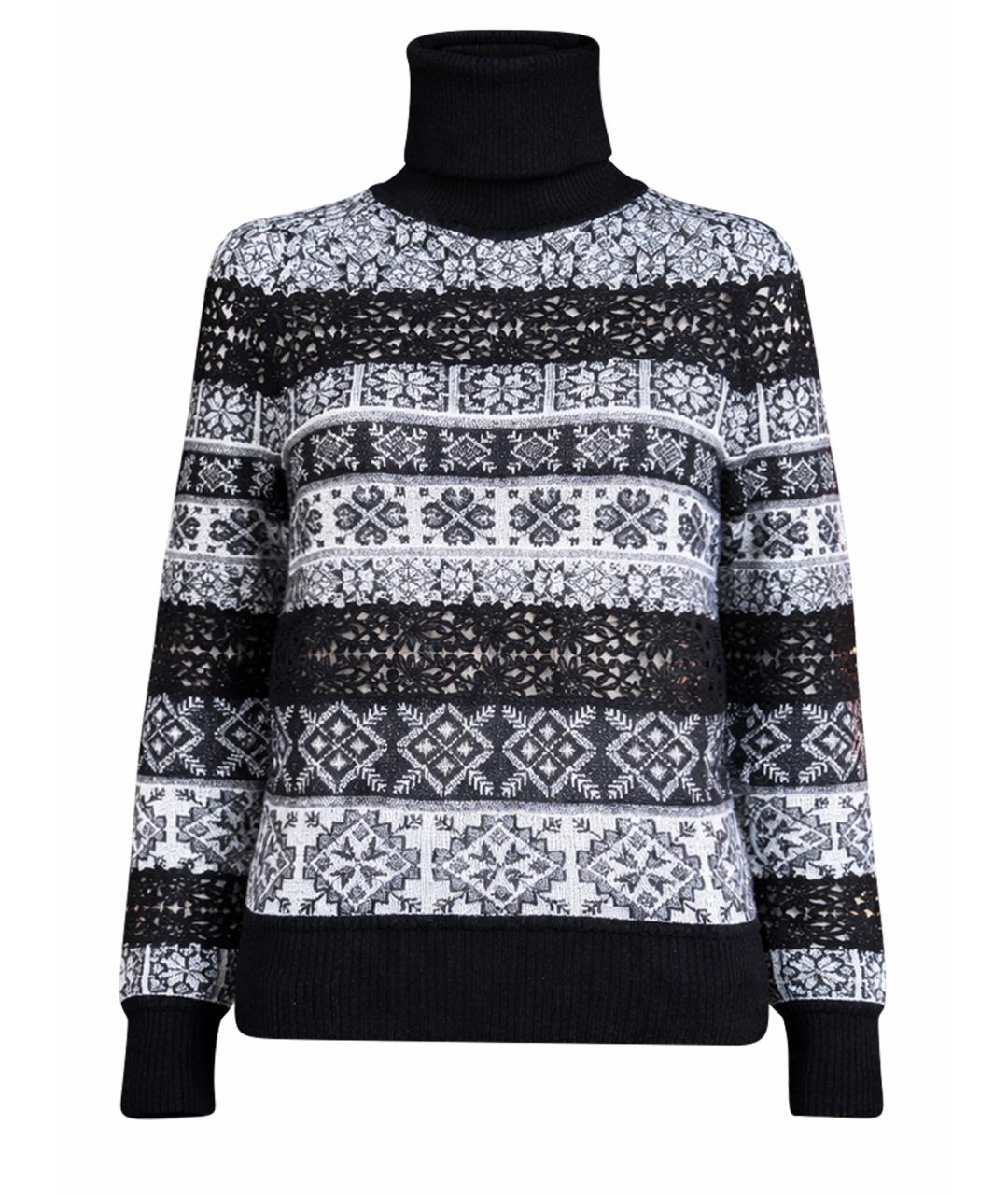 CHANEL Черный шерстяной джемпер / свитер, фото 1