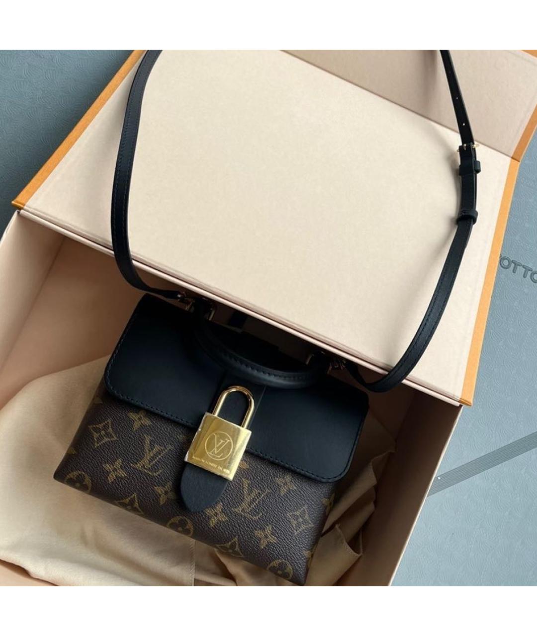 LOUIS VUITTON Коричневая сумка с короткими ручками, фото 4