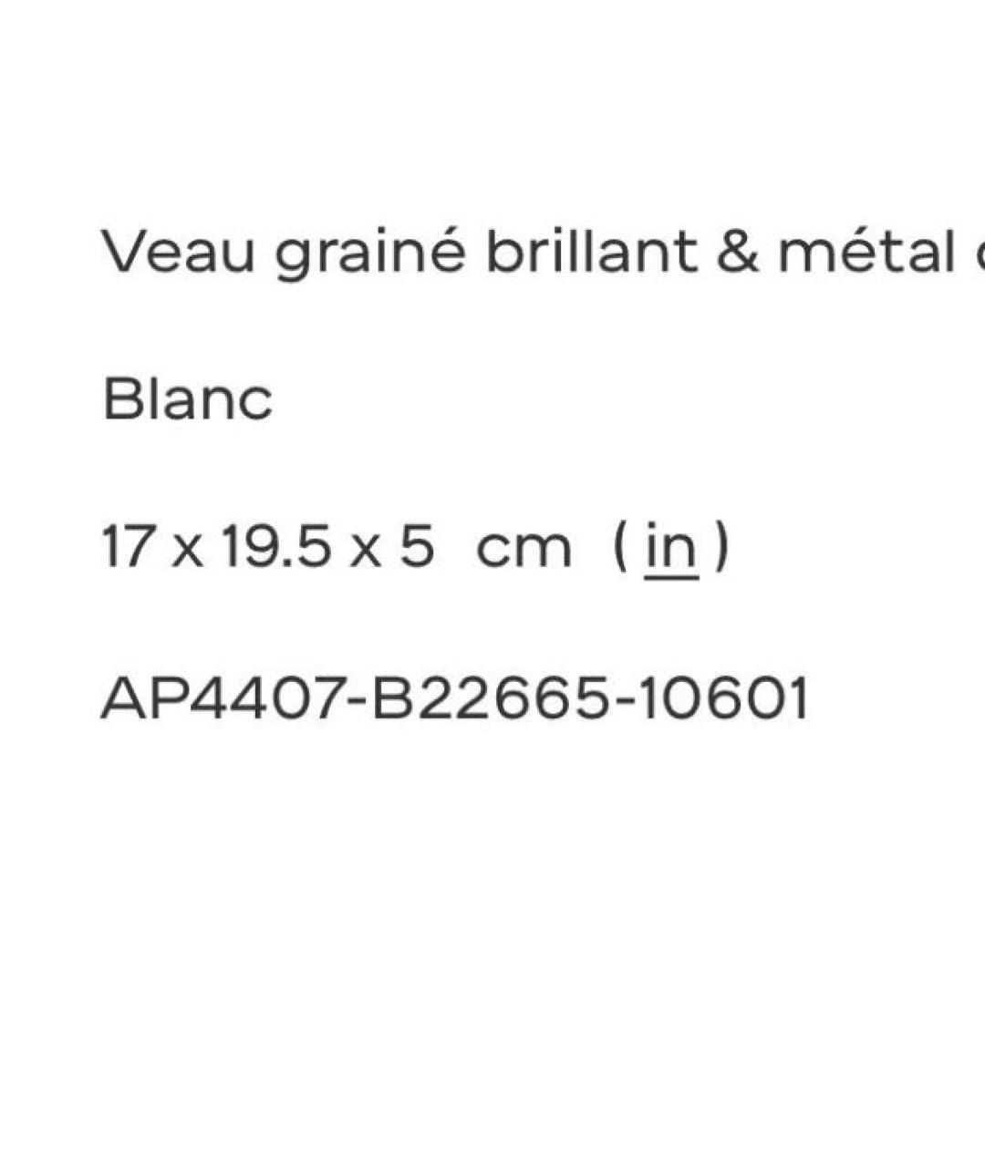 CHANEL Белая кожаная сумка через плечо, фото 5