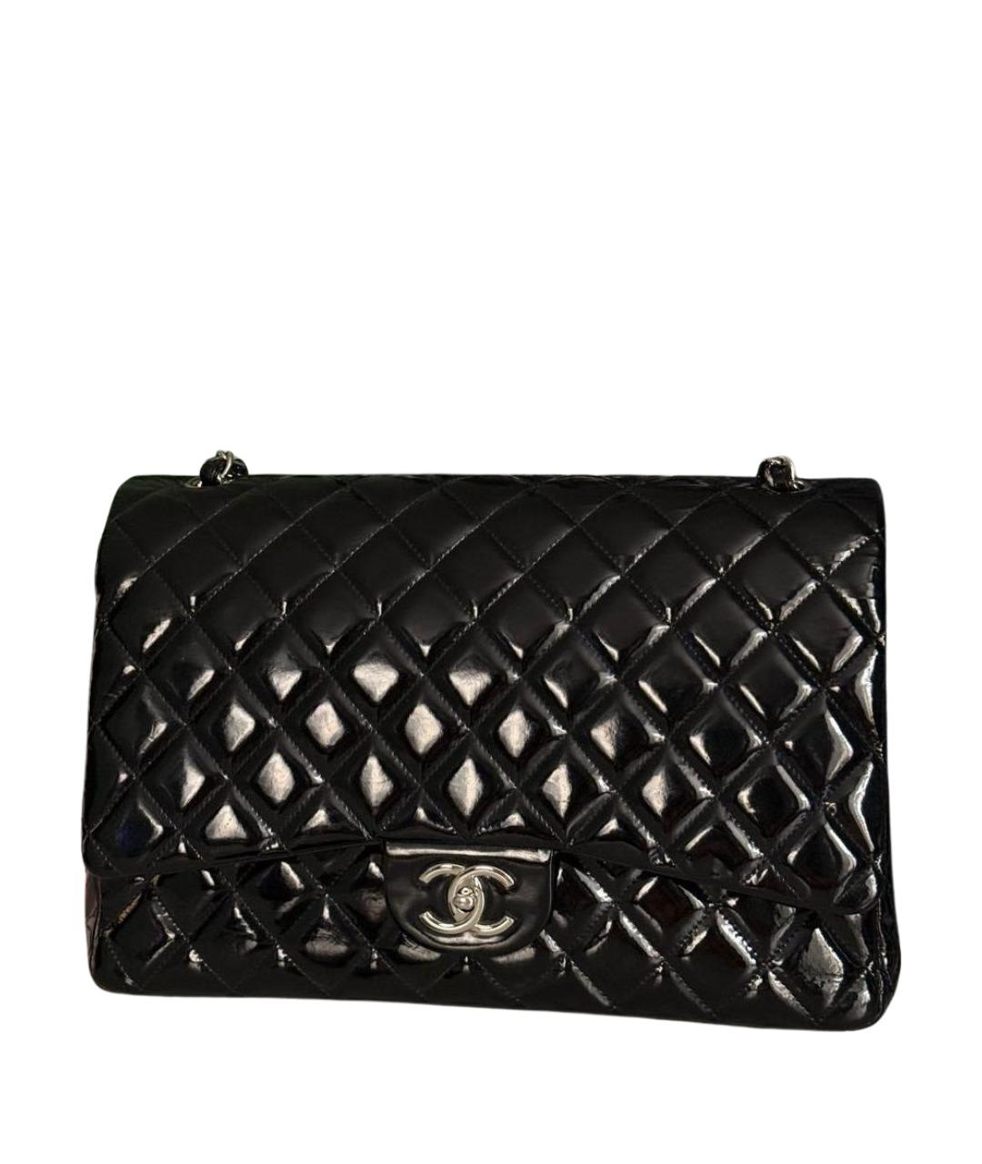 CHANEL Черная кожаная сумка через плечо, фото 1