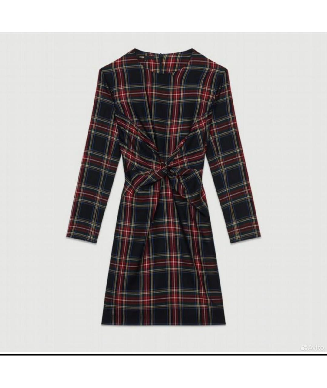 MAJE Мульти вискозное повседневное платье, фото 5