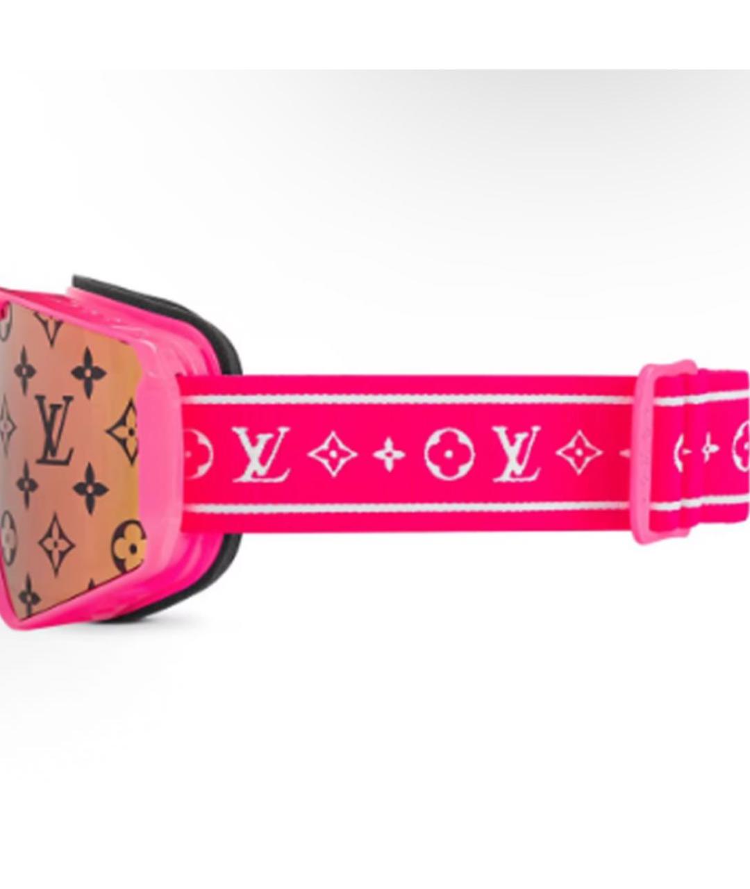 LOUIS VUITTON Розовые солнцезащитные очки, фото 2