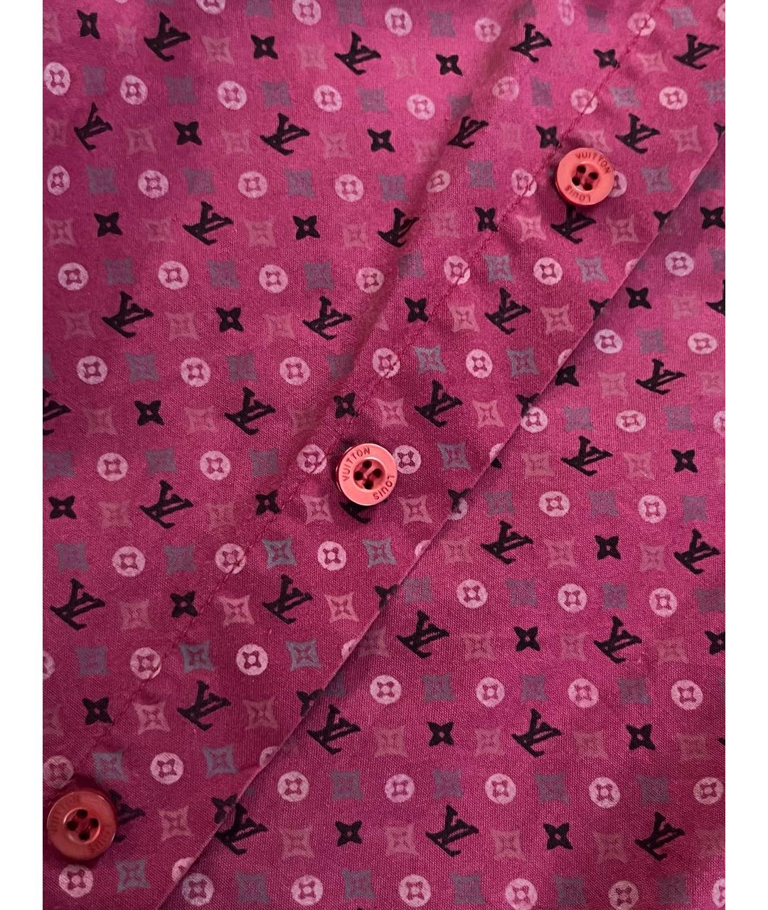 LOUIS VUITTON Бордовая хлопковая рубашка, фото 2
